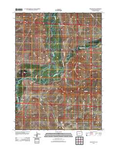 2012 Map of Ross Butte, 2012 Print