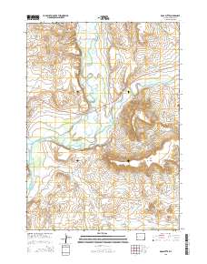 2015 Map of Ross Butte, 2015 Print