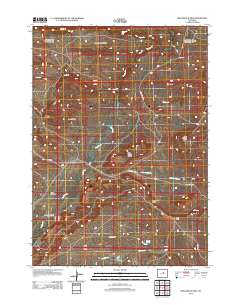2012 Map of Roughlock Hill, 2012 Print