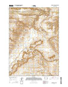 2015 Map of Roughlock Hill, 2015 Print