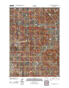 2012 Map of Saddle Horse Butte, 2012 Print