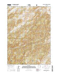 2015 Map of Saddleback Mountain, 2015 Print