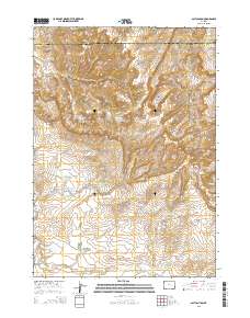 2015 Map of Salt Canyon, 2015 Print