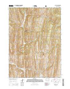 2015 Map of Salt Flat, 2015 Print