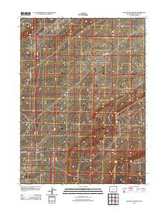 2012 Map of Sand Butte Rim NW, 2012 Print