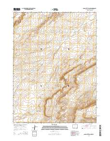 2015 Map of Sand Butte Rim NW, 2015 Print