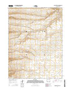 2015 Map of Sand Butte Rim SE, 2015 Print