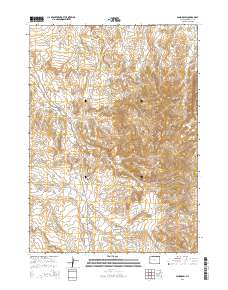 2015 Map of Sand Draw, 2015 Print