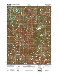 2012 Map of Sand Lake, 2012 Print