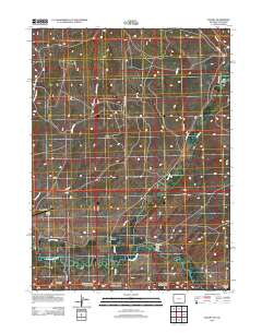 2012 Map of Savery, 2012 Print