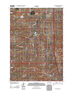 2012 Map of Schlicht Draw, 2012 Print