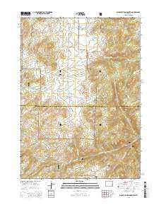 2015 Map of School Section Mountain, 2015 Print
