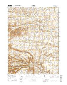 2015 Map of Scrivner Butte, 2015 Print
