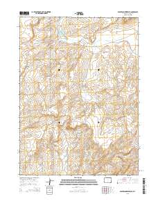 2015 Map of Seaverson Reservoir, 2015 Print
