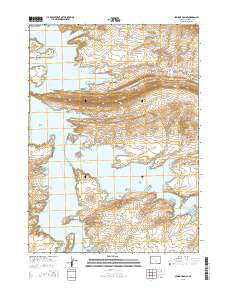 2015 Map of Seminoe Dam SE, 2015 Print