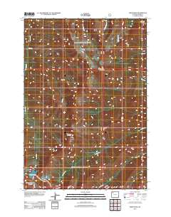 2012 Map of Sheep Mesa, 2012 Print