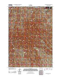 2012 Map of Sheep Mountain, 2012 Print