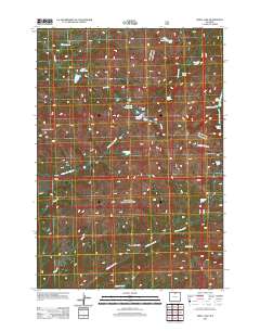 2012 Map of Shell Lake, 2012 Print