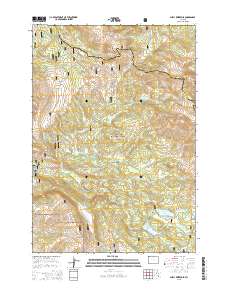 2015 Map of Shell Reservoir, 2015 Print