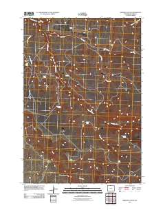 2011 Map of Simmons Canyon, 2011 Print
