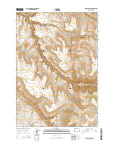 2015 Map of Simmons Canyon, 2015 Print
