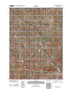 2012 Map of Simpson Draw, 2012 Print