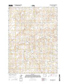 2015 Map of Simpson Draw NW, 2015 Print