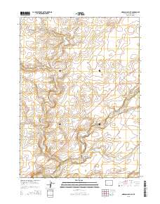 2015 Map of Simpson Gulch SE, 2015 Print