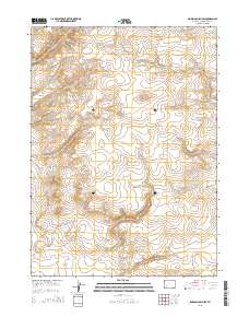 2015 Map of Simpson Gulch SW, 2015 Print