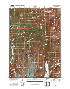 2012 Map of Simpson Lake, 2012 Print