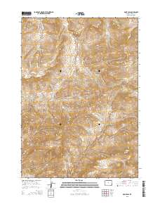 2015 Map of Sioux Pass, 2015 Print