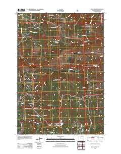 2012 Map of Skull Ridge, 2012 Print