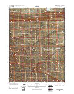 2012 Map of Smith Draw East, 2012 Print