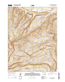 2015 Map of Smith Draw West, 2015 Print