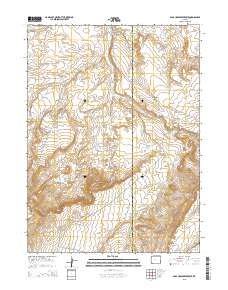 2015 Map of Soap Holes Reservoir, 2015 Print