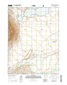 2015 Map of Sodergreen Lake, 2015 Print