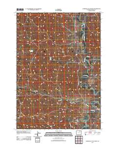 2012 Map of Somerville Flats West, 2012 Print