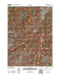 2012 Map of South Mountain, 2012 Print