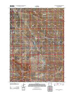 2012 Map of South Oat Creek, 2012 Print