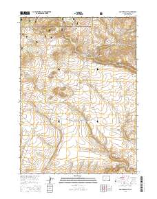 2015 Map of South Pass City, 2015 Print