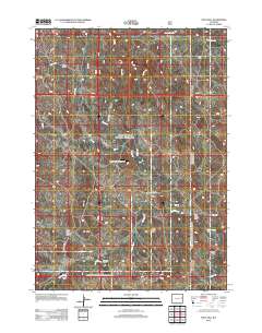 2012 Map of Split Hill, 2012 Print