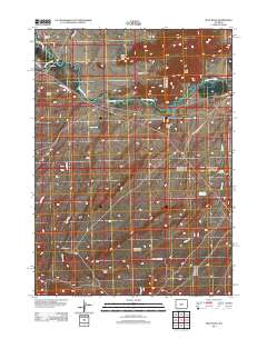 2012 Map of Split Rock, 2012 Print