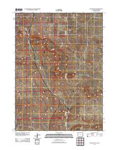 2012 Map of Spoon Butte, 2012 Print