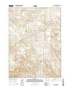 2015 Map of Spoon Butte NW, 2015 Print