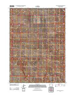 2012 Map of Spoon Butte SW, 2012 Print