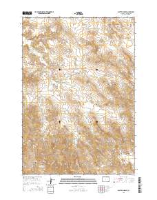 2015 Map of Spotted Horse, 2015 Print