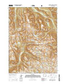 2015 Map of Squaretop Mountain, 2015 Print