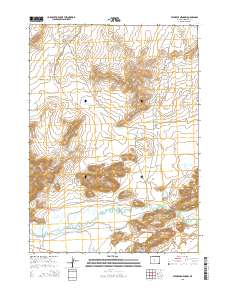2015 Map of Stampede Meadow, 2015 Print