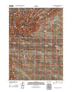 2012 Map of Steamboat Mountain, 2012 Print