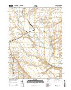 2015 Map of Stevens Flat, 2015 Print